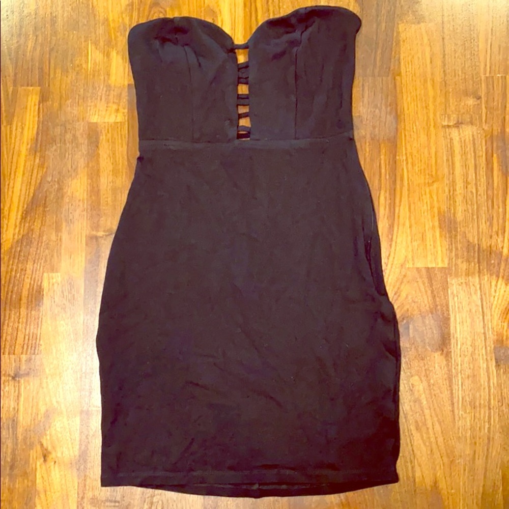 Charlotte Russe mini black dress, XS